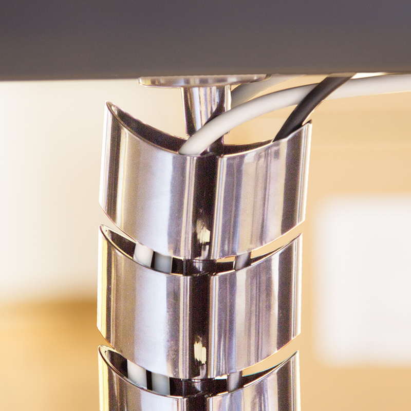 LogiLink KAB0064 kabelbeheersysteem Bureau Kabelgoot Zilver 1 stuk(s) - Afbeelding 8