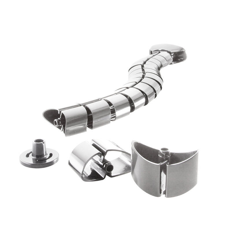 LogiLink KAB0064 kabelbeheersysteem Bureau Kabelgoot Zilver 1 stuk(s) - Afbeelding 4