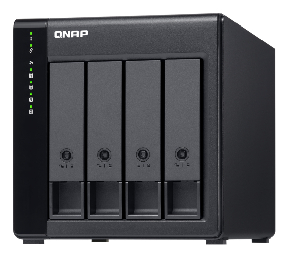 QNAP TL-D400S behuizing voor opslagstations HDD-/SSD-behuizing Zwart, Grijs 2.5/3.5" - Afbeelding 2