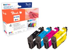 Peach PI200-278 inktcartridge 4 stuk(s) Compatibel Zwart, Cyaan, Magenta, Geel