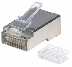 Intellinet 790635 kabel-connector RJ-45 Zilver, Transparant - Afbeelding 2