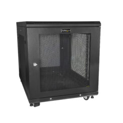 StarTech.com 12U Enterprise-Grade Server Rack Cabinet Kit, 19in Vergrendelbare 4-Post Patchkast met Schap en Kabelbeheer, 75cm Montagediepte, 450kg Draagkracht - Afbeelding 2