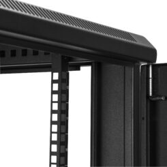 StarTech.com 12U Enterprise-Grade Server Rack Cabinet Kit, 19in Vergrendelbare 4-Post Patchkast met Schap en Kabelbeheer, 75cm Montagediepte, 450kg Draagkracht - Afbeelding 7
