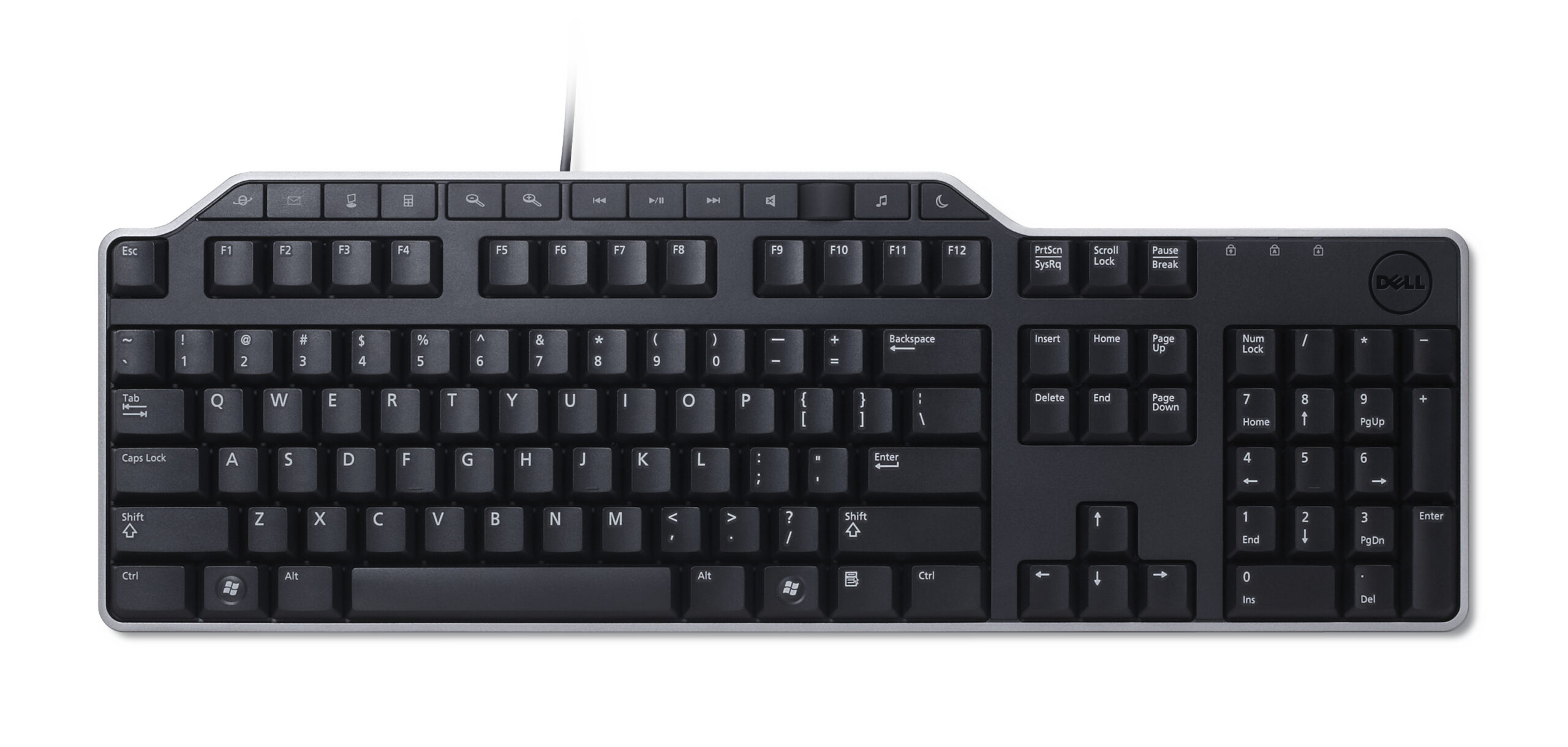 DELL KB522 toetsenbord Universeel USB QWERTY US International Zwart - Afbeelding 2