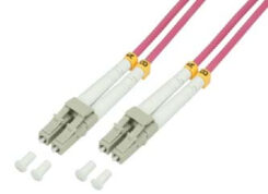 LogiLink FP4LC75 InfiniBand en Glasvezelkabel 75 m 2x LC Violet - Afbeelding 2