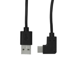 StarTech.com 1m USB-A naar USB-C Laadkabel, Haaks, Charge & Sync, 3A, USB 2.0 - Zwarte USB Oplaadkabel - Afbeelding 5