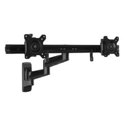 StarTech.com Dual monitor arm scharnierende muurbeugel voor twee VESA 15"-24" schermen - Afbeelding 2