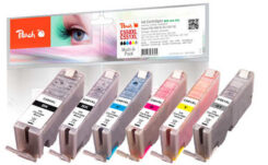 Peach PI100-312 inktcartridge Foto zwart, Foto cyaan, Foto grijs, Foto magenta, Fotogeel - Afbeelding 2