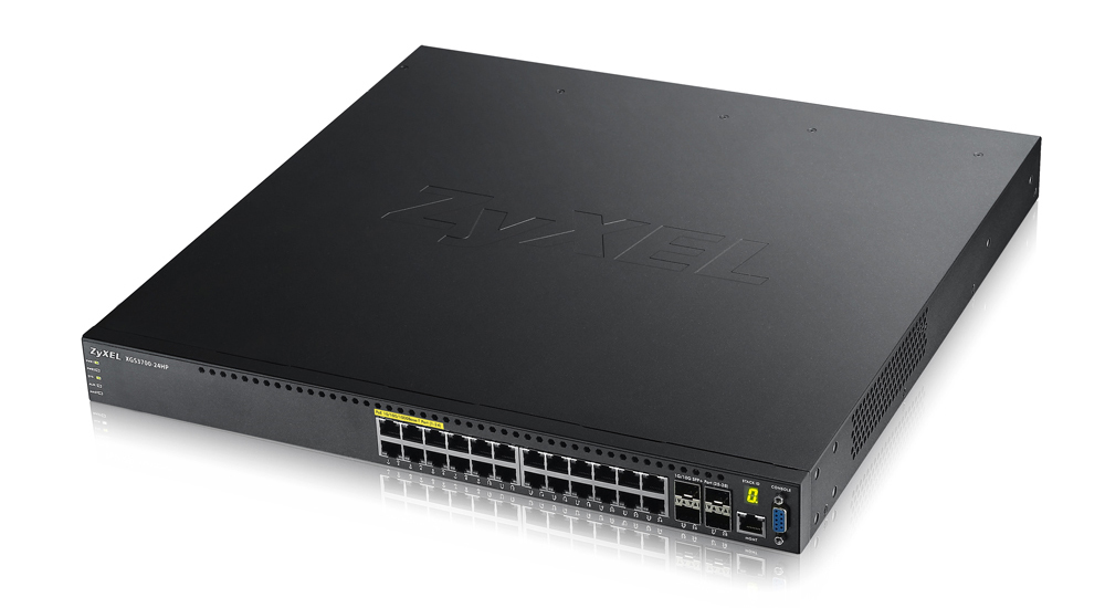 Zyxel XGS3700-24HP Managed L2+ Power over Ethernet (PoE) Zwart - Afbeelding 2