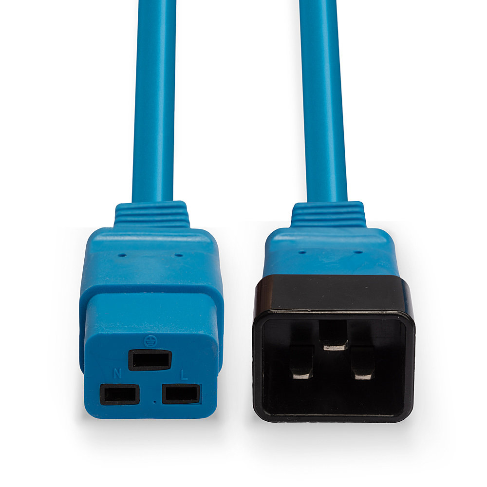 Lindy 30122 electriciteitssnoer Blauw 3 m C19 stekker C20 stekker - Afbeelding 5