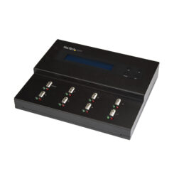 StarTech.com Standalone 1 naar 7 USB Thumb Drive Cloner en Wisser, Multiple USB Flash Drive Kloner, System/File/Whole-Drive Copy aan 1.5 GB/min, Single en 3-Pass Erase, LCD Display
