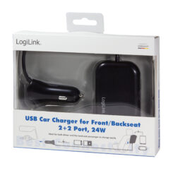 LogiLink PA0149 oplader voor mobiele apparatuur Mobiele telefoon, Powerbank, Smartphone, Tablet Zwart Sigarettenaansteker Auto - Afbeelding 6
