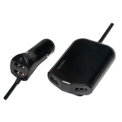 LogiLink PA0149 oplader voor mobiele apparatuur Mobiele telefoon, Powerbank, Smartphone, Tablet Zwart Sigarettenaansteker Auto - Afbeelding 2