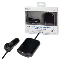 LogiLink PA0149 oplader voor mobiele apparatuur Mobiele telefoon, Powerbank, Smartphone, Tablet Zwart Sigarettenaansteker Auto - Afbeelding 7