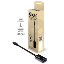 CLUB3D Mini DisplayPort 1.4 to HDMI 2.0b HDR Active Adapter - Afbeelding 3