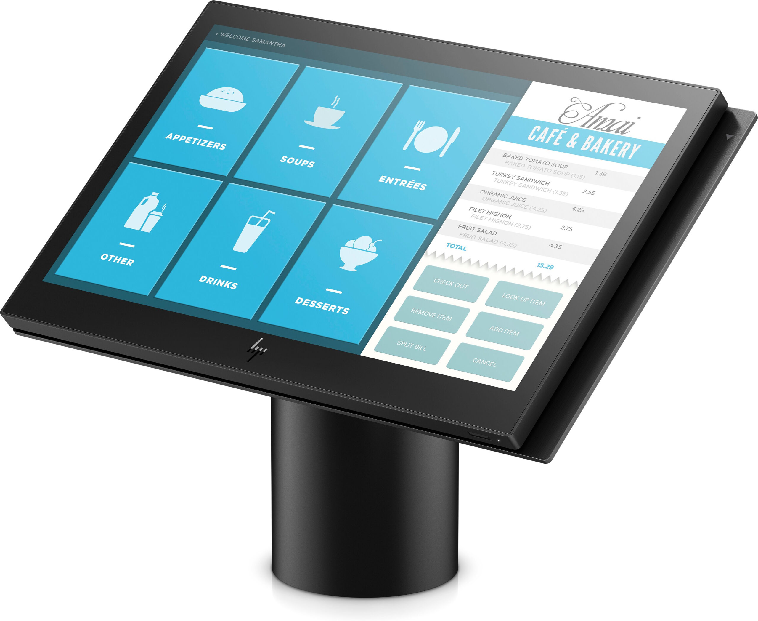 HP ElitePOS G1 i5-7300U 2,6 GHz 35,6 cm (14") 1920 x 1080 Pixels Touchscreen - Afbeelding 3