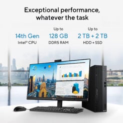 ASUS ExpertCenter D7 SFF D701SER-714700311X Intel® Core™ i7 i7-14700 16 GB DDR5-SDRAM 1 TB SSD Windows 11 Pro PC Zwart - Afbeelding 10