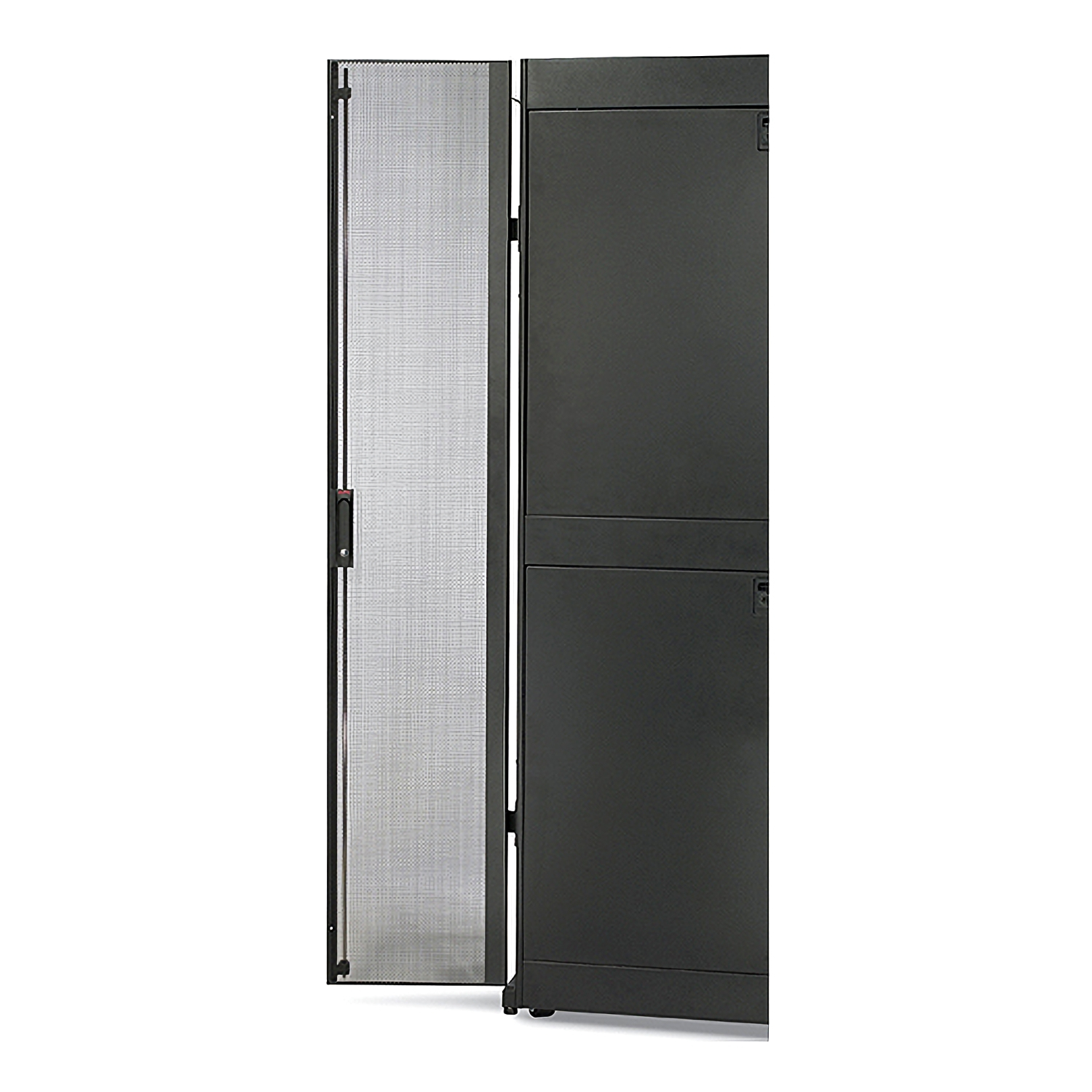 APC NetShelter SX 45U 600mm brede geperforeerde gesplitste deuren zwart - Afbeelding 3