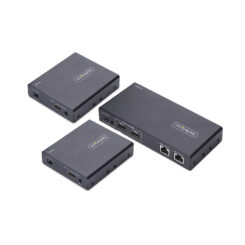 StarTech.com 2-Port HDMI Extender en Splitter Over CAT6, 4K 60Hz, Tot 70m, 1x2 HDMI over Ethernet Distributie Kit met IR en Power Over Cable - Afbeelding 3