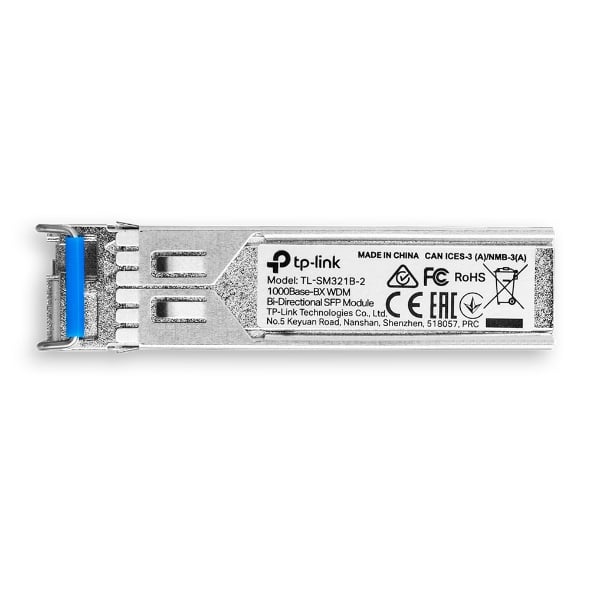 TP-Link Omada TL-SM321B netwerk transceiver module Vezel-optiek 1250 Mbit/s SFP - Afbeelding 3