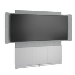 Middle Atlantic FM-DS-6675FW-KD8W tv-bevestiging 2,06 m (81") Grijs, Zilver, Wit