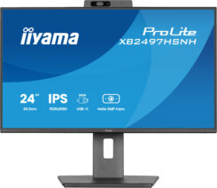 iiyama ProLite XB2497HSNH-B1 24IN IPS LCD 4MS 1920X1080 350CD/M2 HDMI/DP/USB 2 computer monitor 60,5 cm (23.8") 1920 x 1080 Pixels Full HD Zwart - Afbeelding 4