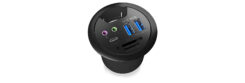 ICY BOX IB-HUB1404A wandcontactdoos Zwart - Afbeelding 5