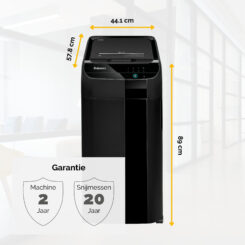 Fellowes AutoMax 550C papiervernietiger Kruisversnippering 60 dB 23 cm Zwart - Afbeelding 9