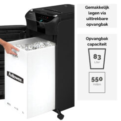 Fellowes AutoMax 550C papiervernietiger Kruisversnippering 60 dB 23 cm Zwart - Afbeelding 4