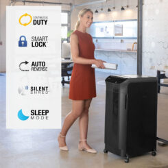 Fellowes AutoMax 550C papiervernietiger Kruisversnippering 60 dB 23 cm Zwart - Afbeelding 6