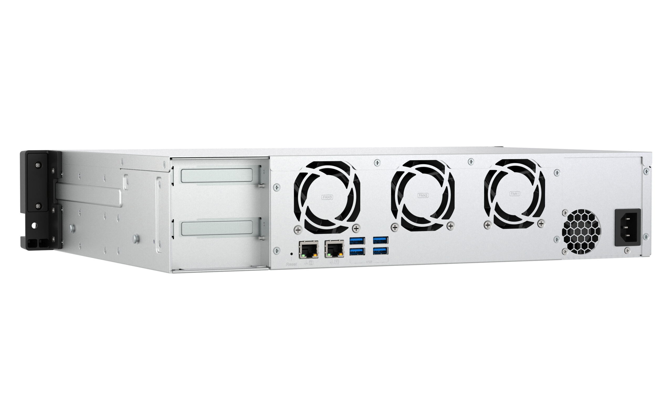 QNAP TS-855EU-8G data-opslag-server NAS Rack (2U) Intel Atom® C5125 8 GB DDR4 0 TB QuTS hero Zwart - Afbeelding 4