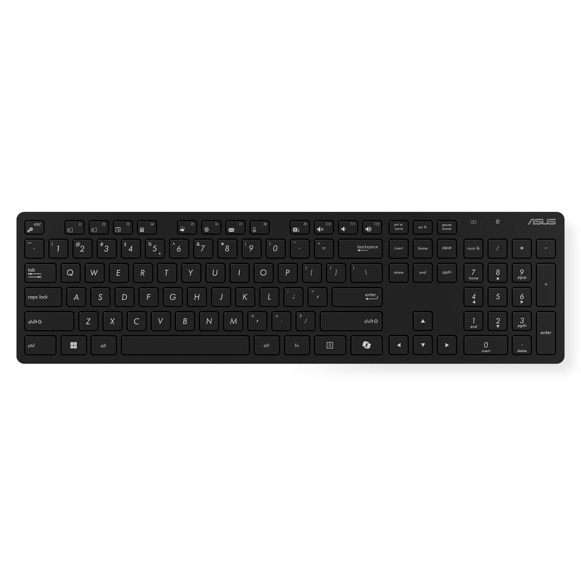 ASUS W5000 Wireless Keyboard and Mouse Set toetsenbord Inclusief muis Universeel RF Draadloos Zwart - Afbeelding 4