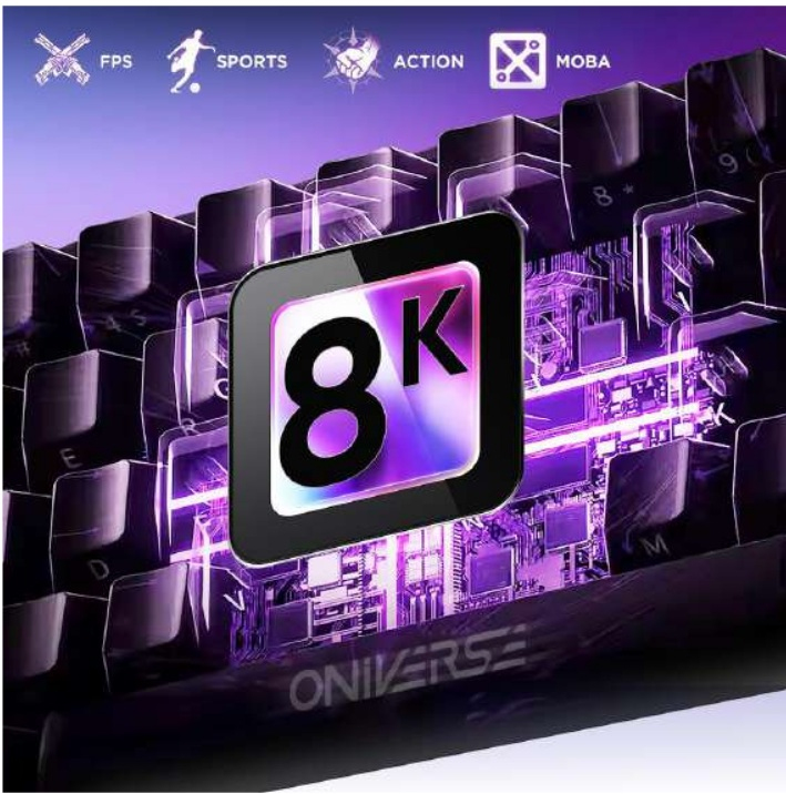Oniverse Magnus toetsenbord Gamen USB Zwart - Afbeelding 8