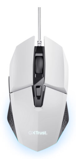 Trust GXT 109PS Felox Gaming Muis - Bedrade gamingmuis – 6 programmeerbare knoppen – 6400 DPI – Wit - Afbeelding 6