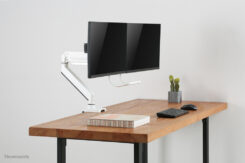Neomounts NM-D775DXWHITE Monitorarm 10-32" - gasveer - Topfix - 180°-stop - Afbeelding 13