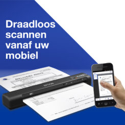 Epson WorkForce ES-60W, snelle draadloze mobiele A4-scanner met Wi-Fi-connectiviteit, ScanSmart-technologie en LCD-scherm - Afbeelding 9