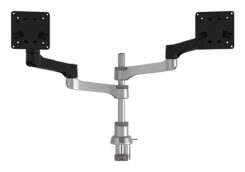 R-Go Tools Monitorarm R-Go Zepher, verstelbare dubbele monitorarm, 100% circulair, tot 8 kg draagvermogen, zwart - Afbeelding 5