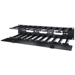 APC Horizontale kabelgeleider, 2U x 15 cm diep, enkelzijdig met afdekplaat - Afbeelding 3