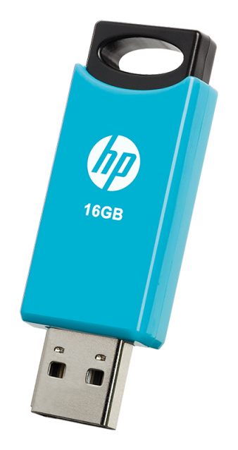 HP v212w USB flash drive 16 GB USB Type-A 2.0 Zwart, Blauw - Afbeelding 3