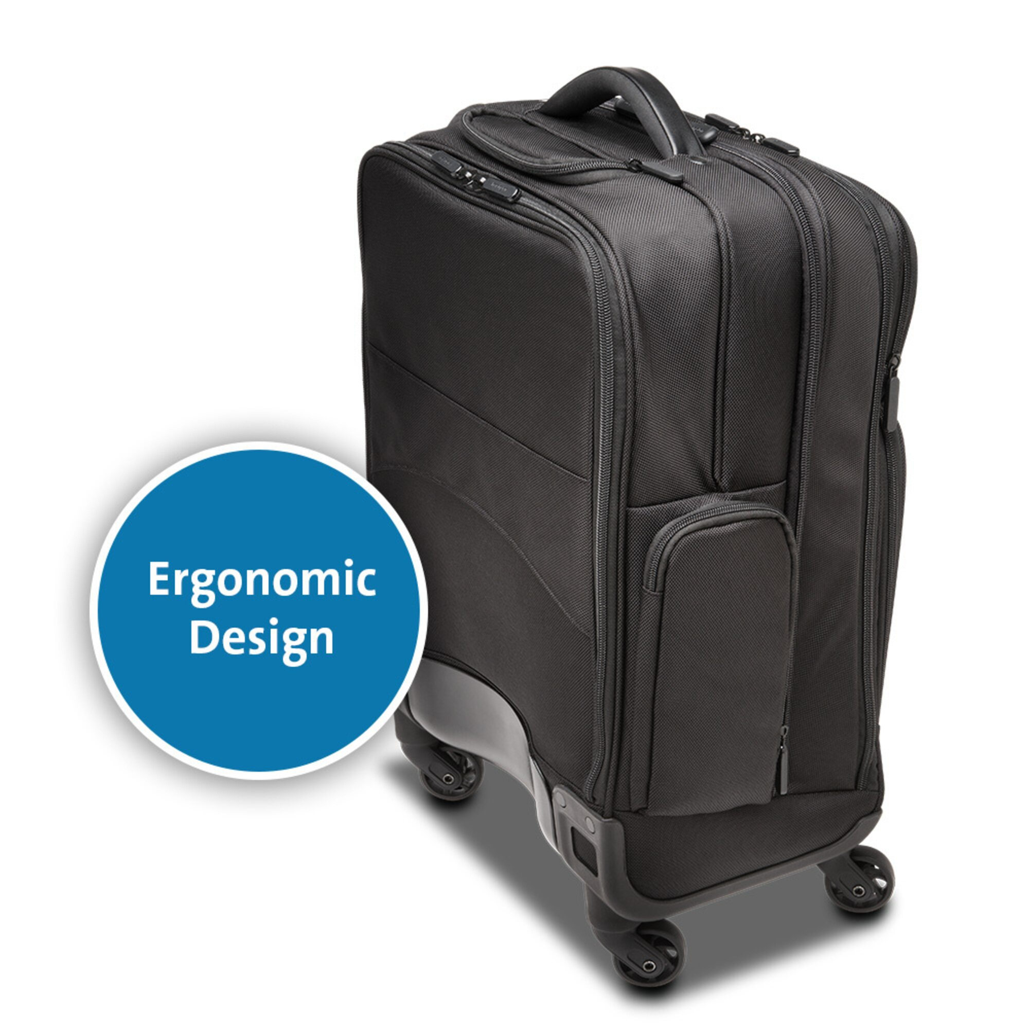 Kensington Contour™ 2.0 Pro Overnight Laptop Spinner — 17” - Afbeelding 14