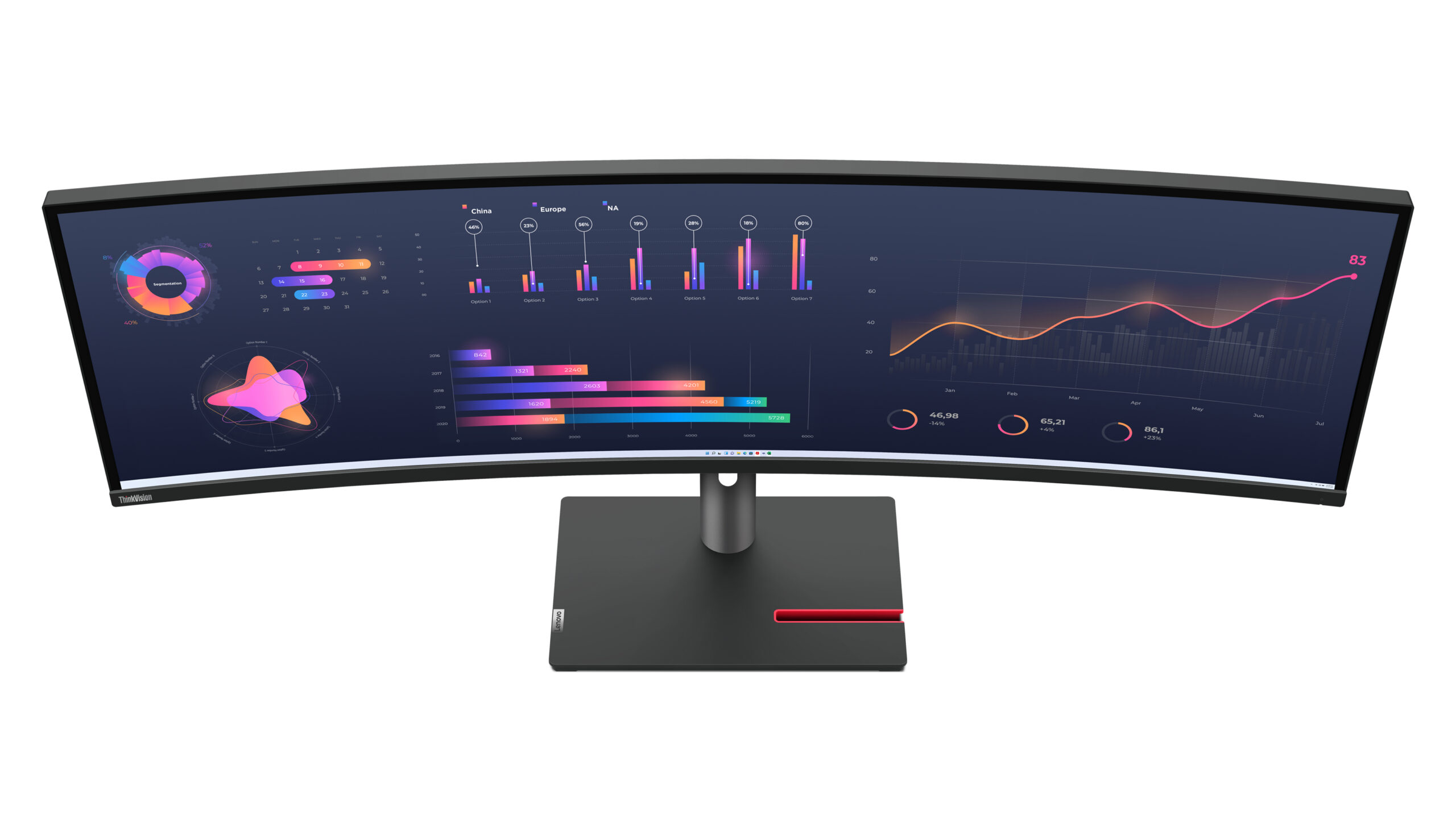 Lenovo ThinkVision P49w-30 Monitor - Afbeelding 18