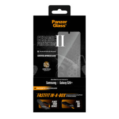 PanzerGlass ® Ceramic Screen Protector Samsung Galaxy S26+ | Ultra-Wide Fit w. Fastfit in-a-box Doorzichtige schermbeschermer 1 stuk(s) - Afbeelding 4