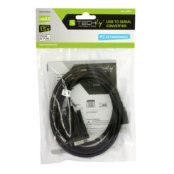 Techly IDATA USB2-SER-1A seriële kabel Zwart 1,5 m USB Type-A DB-9 - Afbeelding 3