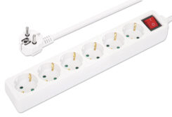 Manhattan 168335 power uitbreiding 2 m 6 AC-uitgang(en) Binnen Wit - Afbeelding 7