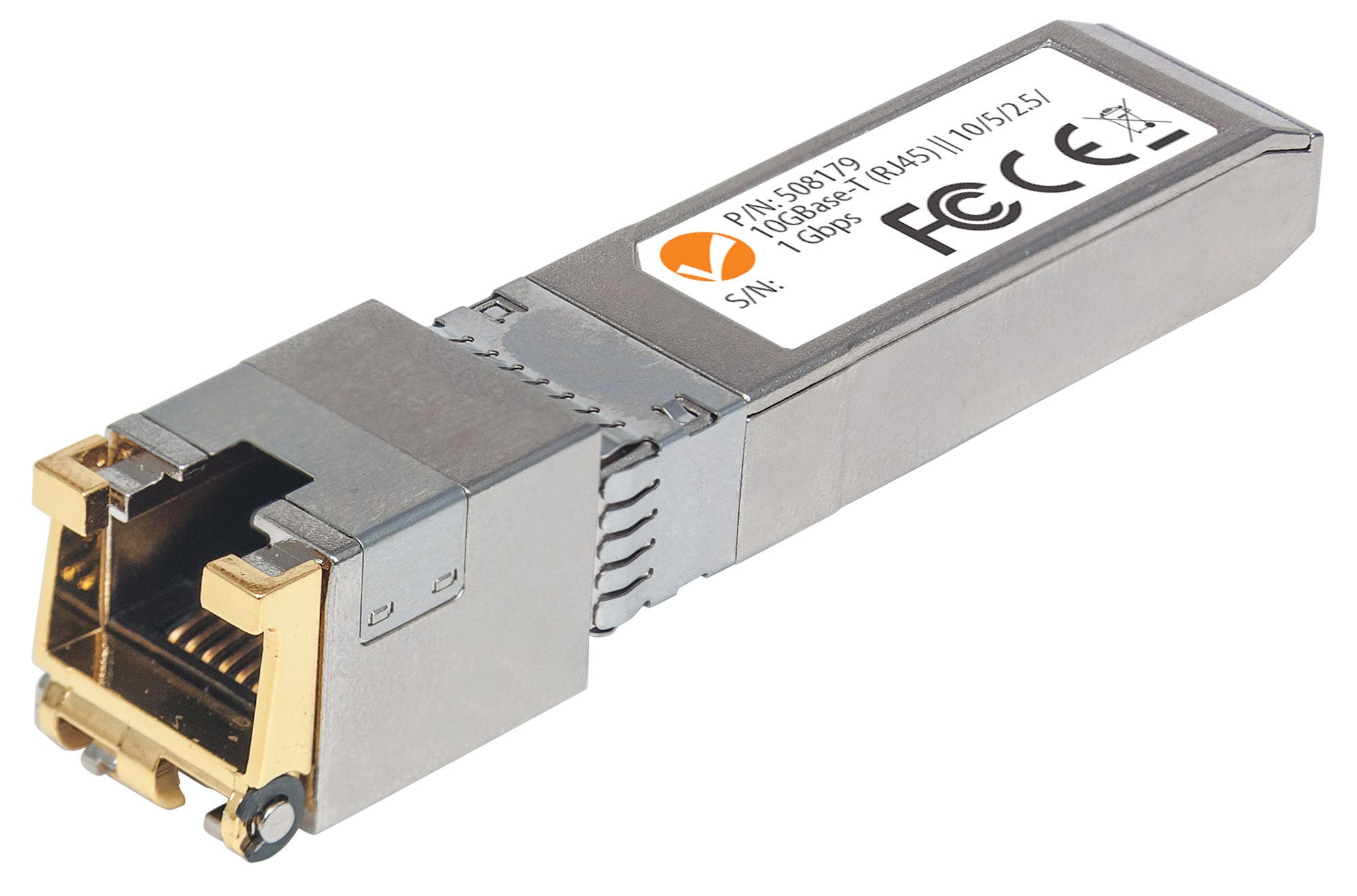 Intellinet Netwerk transceiver 10G SFP+, 10GBase-T (RJ45), 30 m, tot 10 Gbps met Cat6a, MSA-compatibel, equivalent aan Cisco MA-SFP-10G-T, 3 jaar garantie