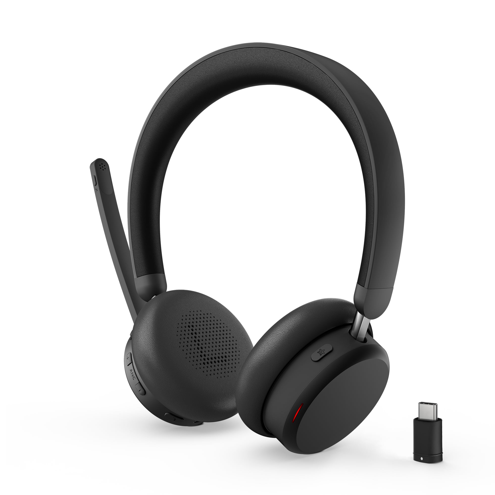 Lenovo ANC Headset 6550 Draadloos Hoofdband Kantoor/callcenter USB Type-C Bluetooth Zwart - Afbeelding 18