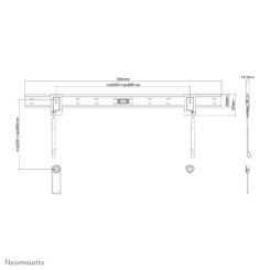 Neomounts tv wandsteun - Afbeelding 4