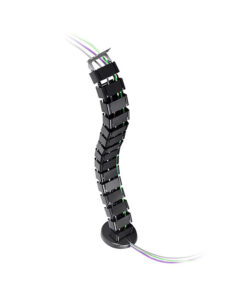 ICY BOX IB-MSA104-CM Vloer Kabelhouder Zwart 1 stuk(s) - Afbeelding 4