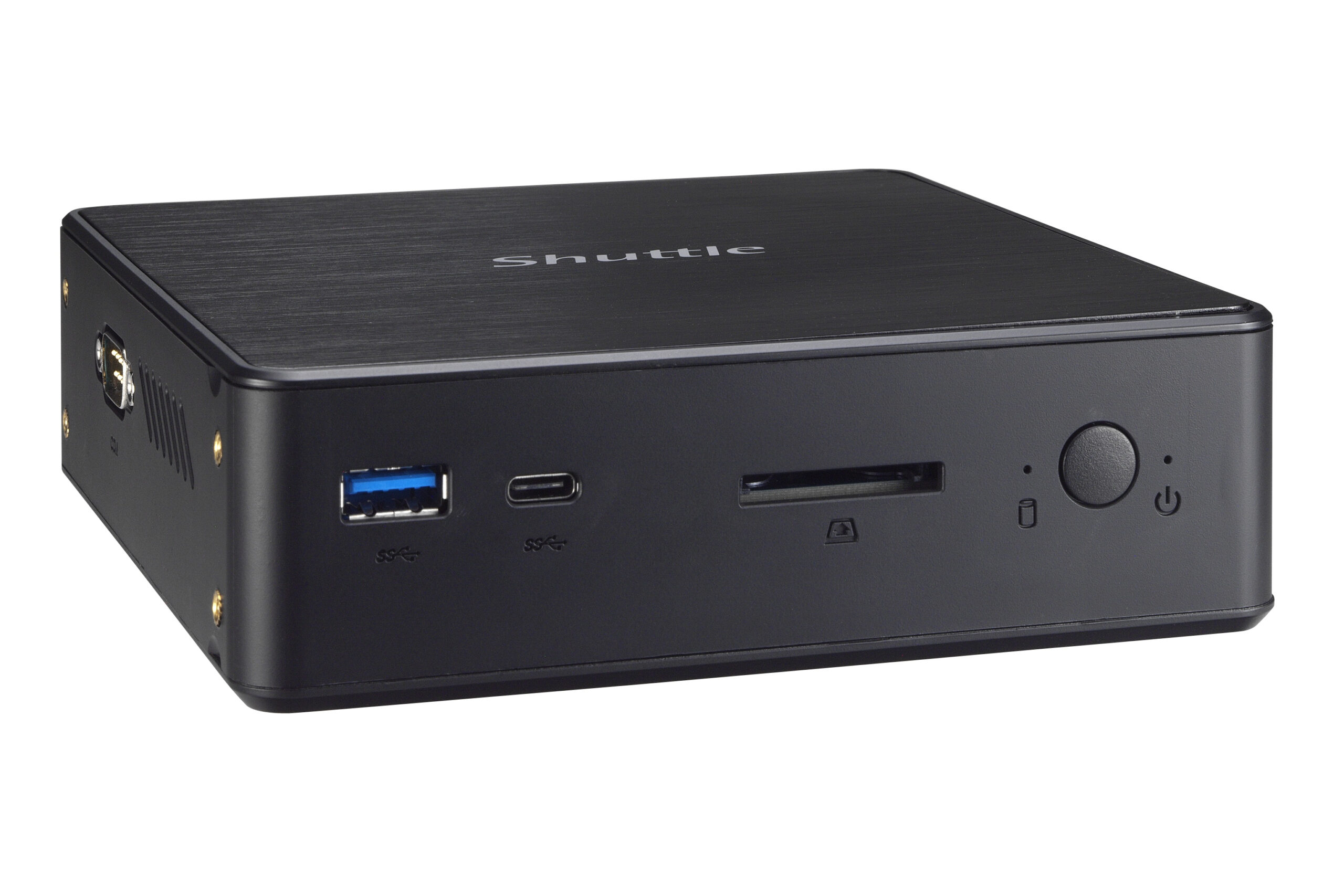 Shuttle Nano PC NC10U5 , Intel i5-8265U, 1x HDMI, 1x DP, 1x 2.5" bay, 1x M.2, 1x LAN, 1x COM, Wifi, 24/7 permanent gebruik, incl. VESA & Stand - Afbeelding 2