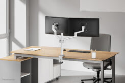Neomounts DS60-425WH2 Monitorarm 17-27" - ruimtebesparend - Afbeelding 19